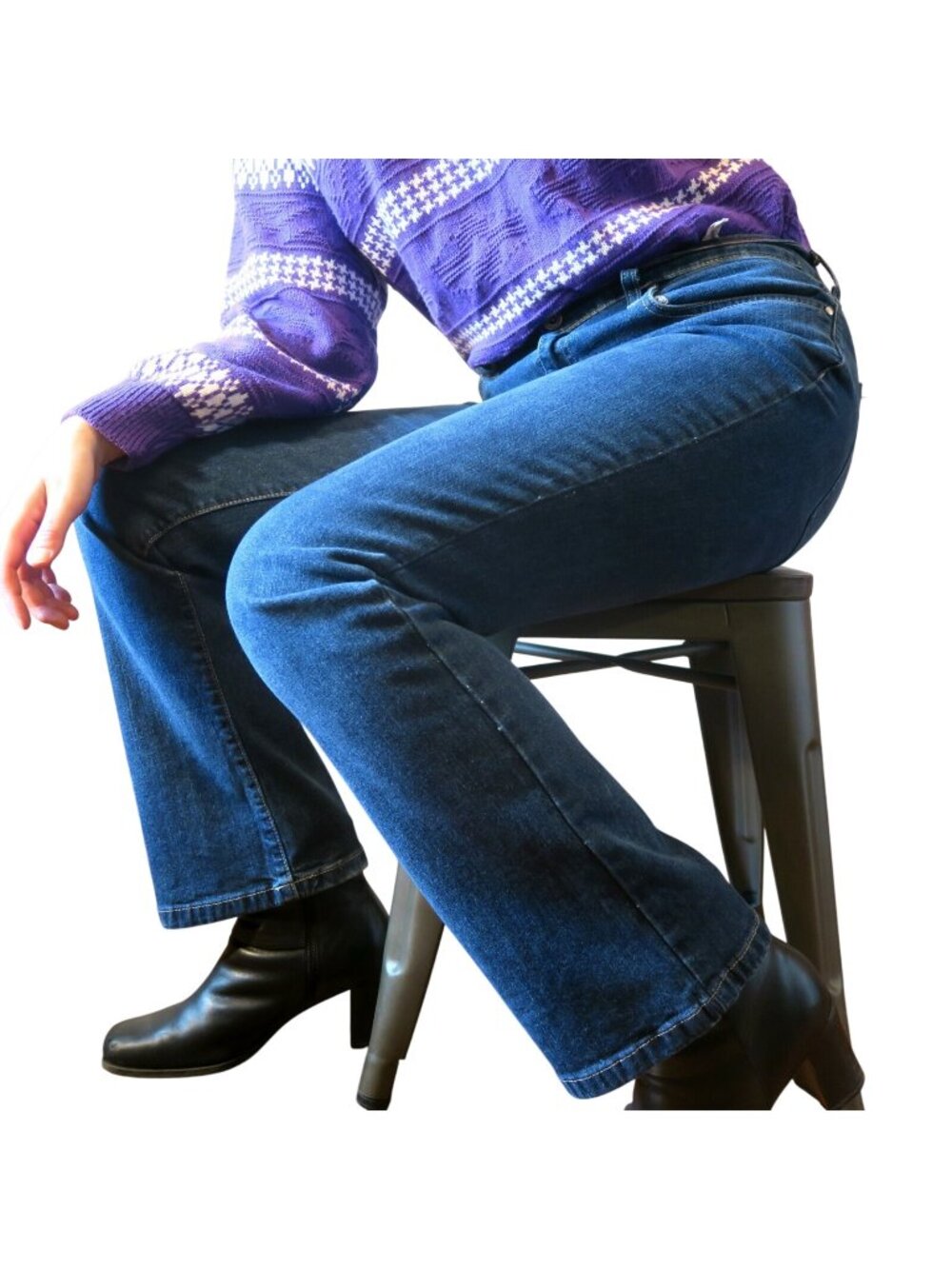 Tommy Hilfiger Bootcut Jeans 2002 Dark Wash Stretch Size 8 Hipster Fit